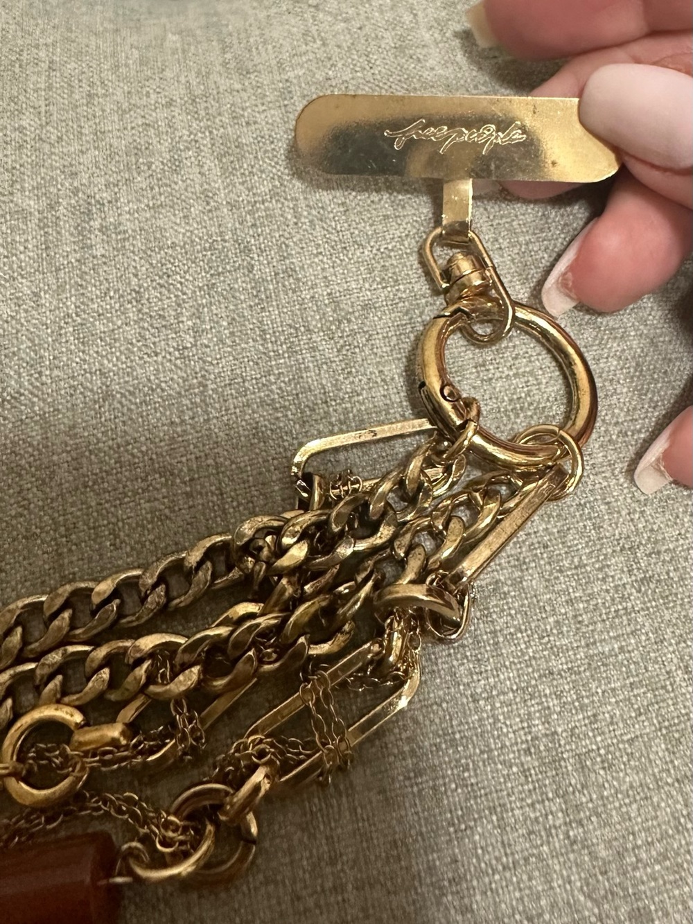NWT Free People Chain Phone Wristlet - Picture 5 of 6